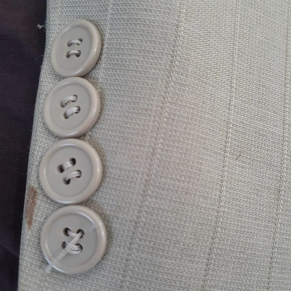 MENS EDDIE DOMANI SUIT JACKET 42L USED - Picture 6 of 8